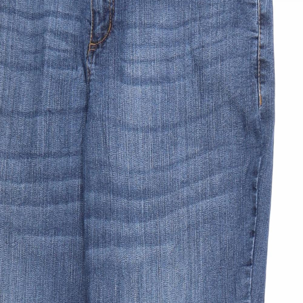 Sheego Womens Blue  Denim Bootcut Jeans Size 36 in L29 in