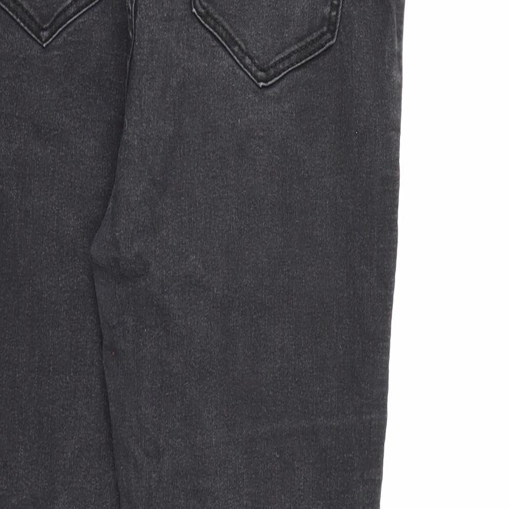 New Look Womens Black  Denim Skinny Jeans Size 12 L26 in