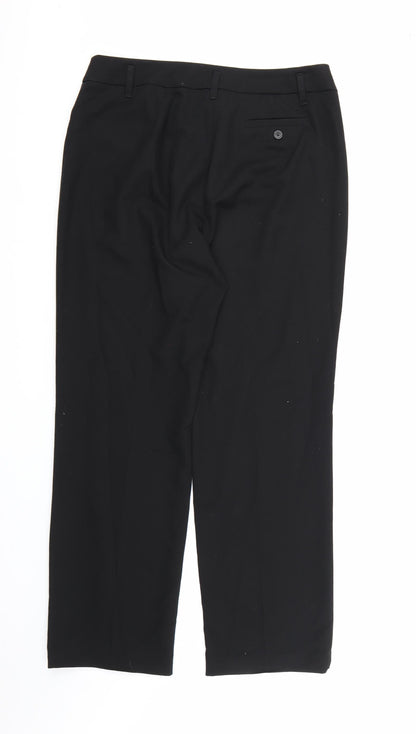 Gerry Weber Womens Black  Rayon Dress Pants Trousers Size 34 in L31 in