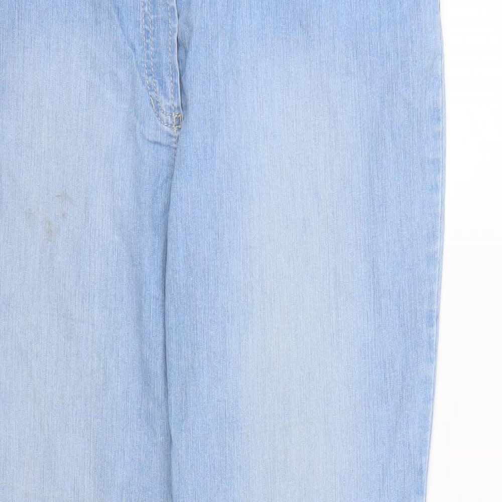 Gerry Weber Womens Blue  Denim Straight Jeans Size 38 in L30 in