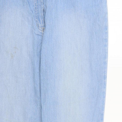 Gerry Weber Womens Blue  Denim Straight Jeans Size 38 in L30 in