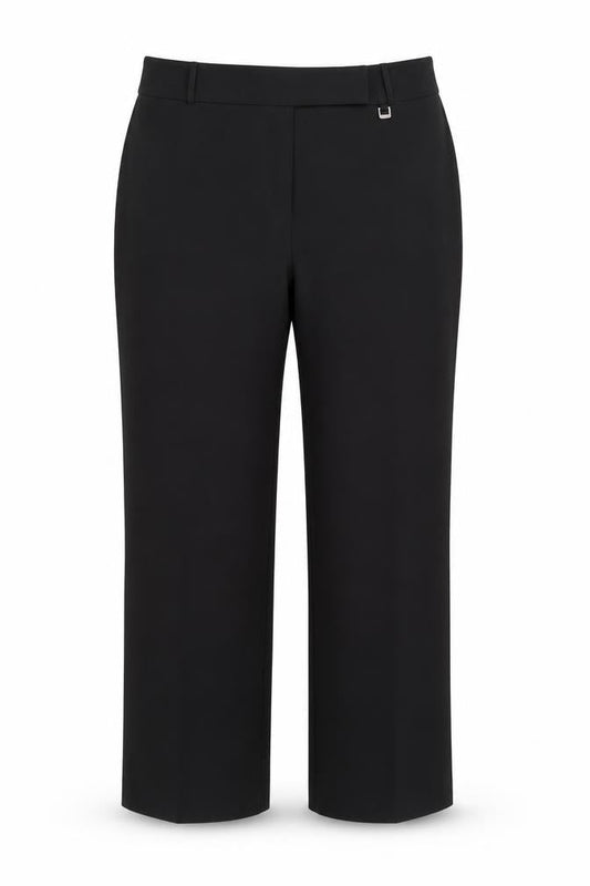 Womens UK Size 18 Select Regular Fit Dress Pants Black Trousers