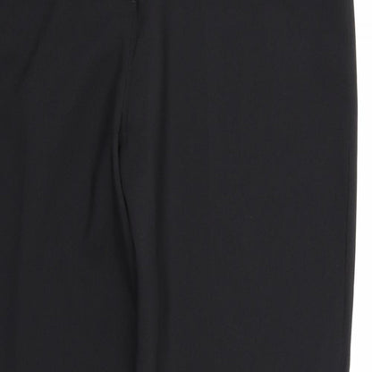 Select Womens Black  Rayon Dress Pants Trousers Size 18 L32 in