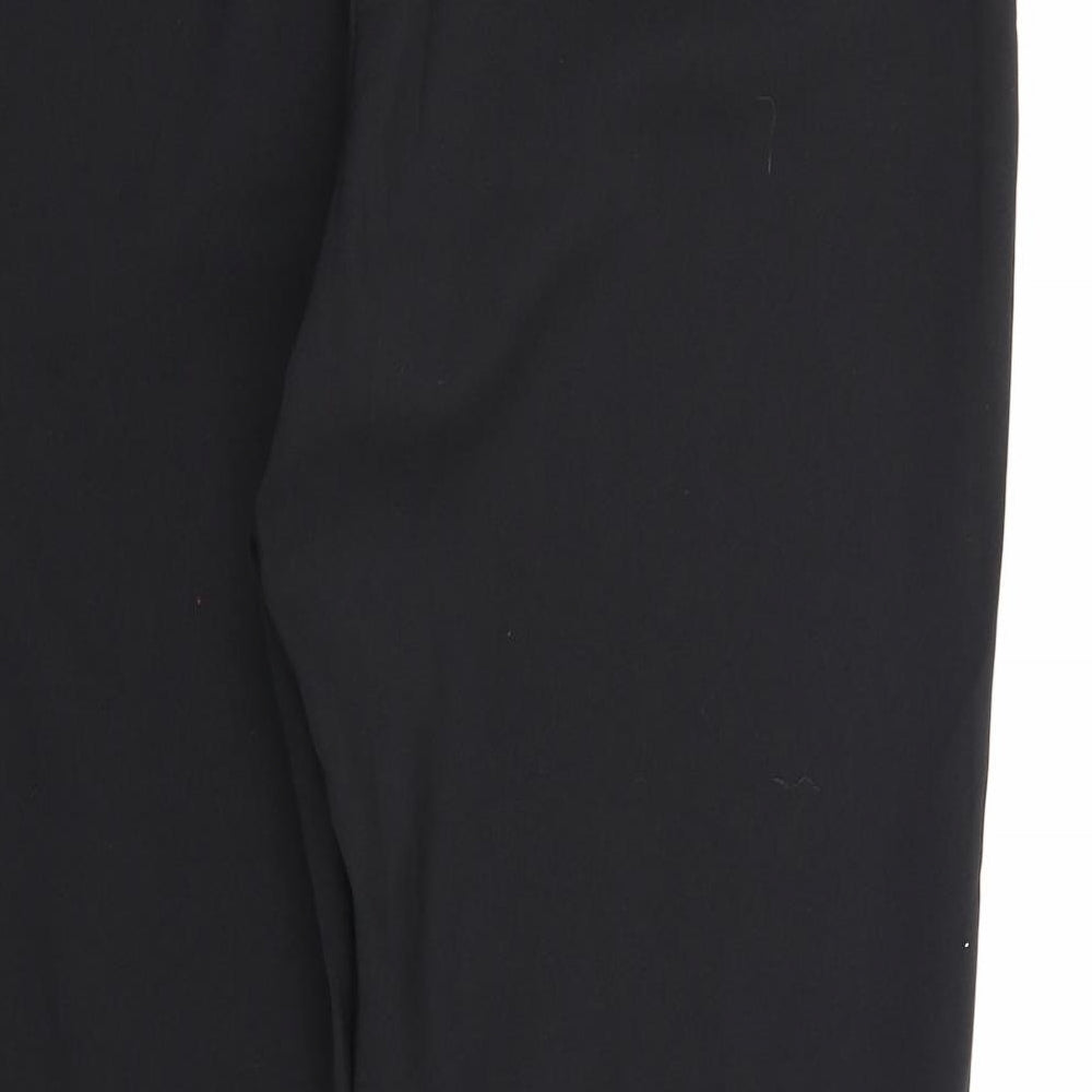 Select Womens Black  Rayon Dress Pants Trousers Size 18 L32 in