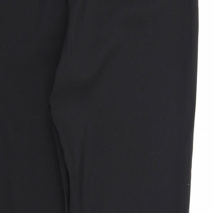 Select Womens Black  Rayon Dress Pants Trousers Size 18 L32 in