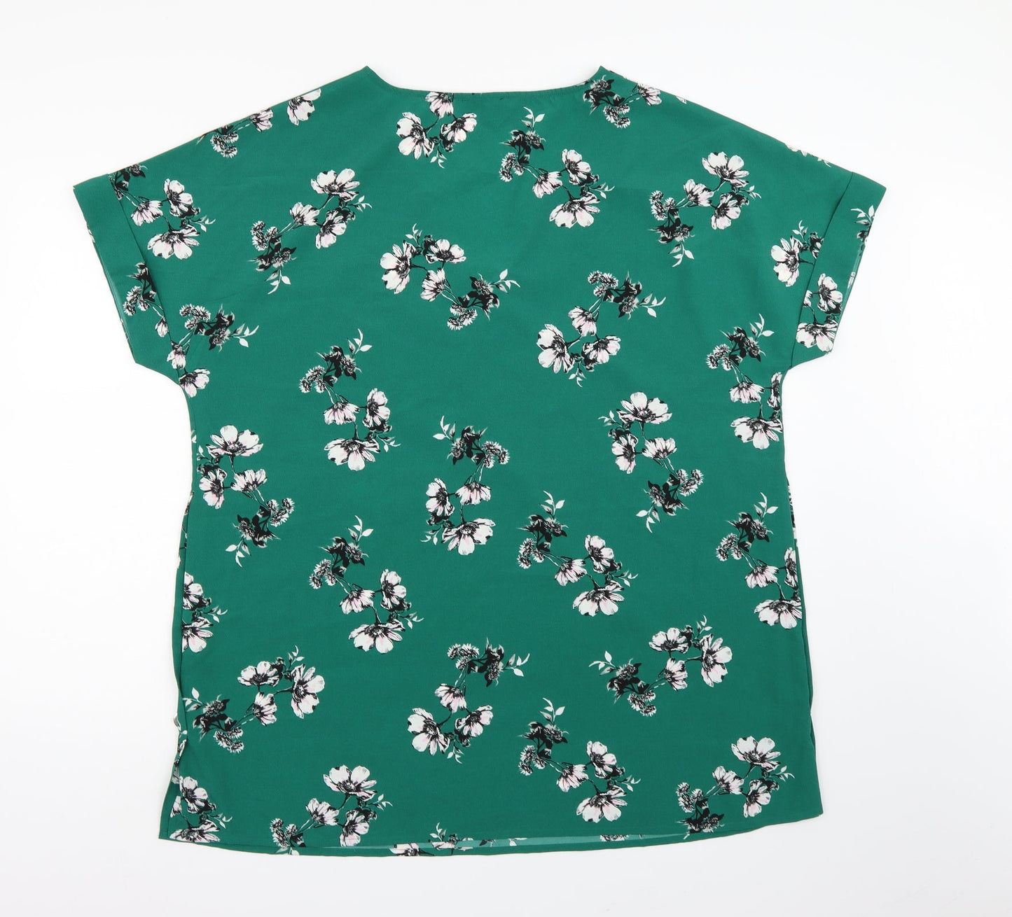 Womens UK Size 18 JD Williams Green Basic Blouse