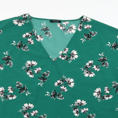 Womens UK Size 18 JD Williams Green Basic Blouse