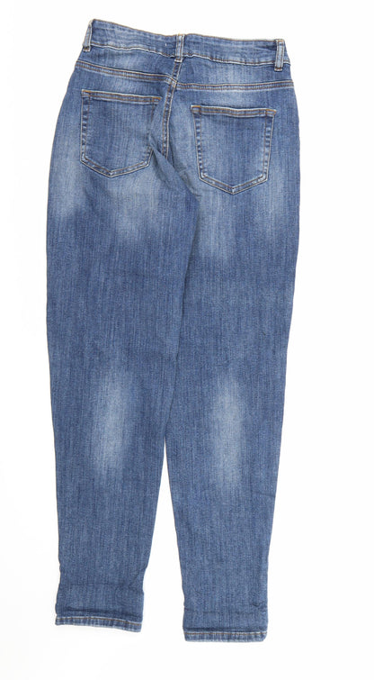 TU Womens Blue  Denim Skinny Jeans Size 8 L30 in