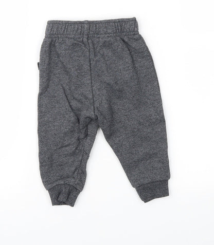 Rebel Baby Grey   Jogger Trousers Size 9-12 Months