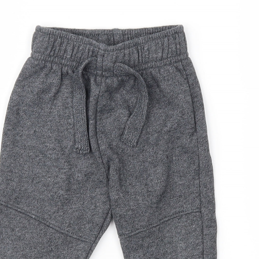 Rebel Baby Grey   Jogger Trousers Size 9-12 Months