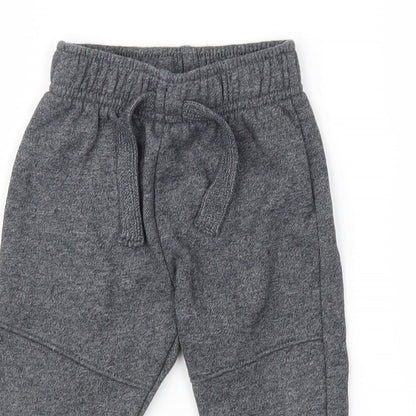 Rebel Baby Grey   Jogger Trousers Size 9-12 Months