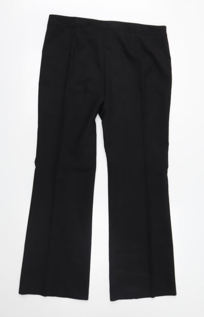 TU Womens Black   Trousers  Size 14 L30 in