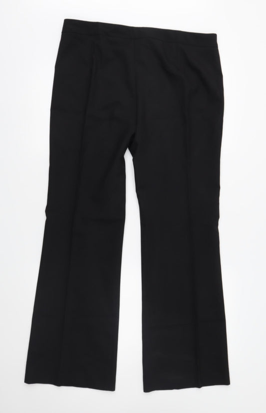 TU Womens Black   Trousers  Size 14 L30 in