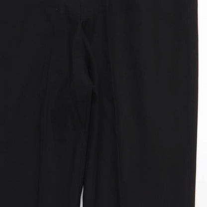 TU Womens Black   Trousers  Size 14 L30 in