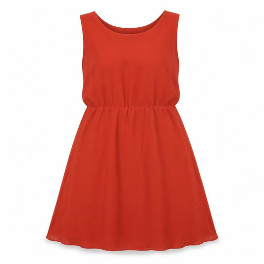 Front view of Papaya women’s brown fit & flare, size UK 12