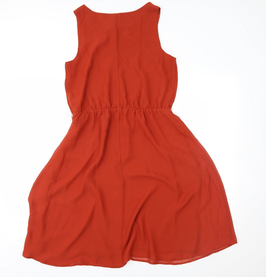 Papaya Womens Brown   Fit & Flare  Size 12