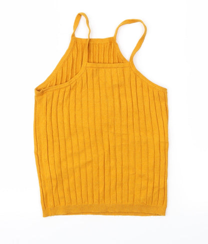 Atmosphere Womens Yellow  Knit Pullover Jumper Size 6