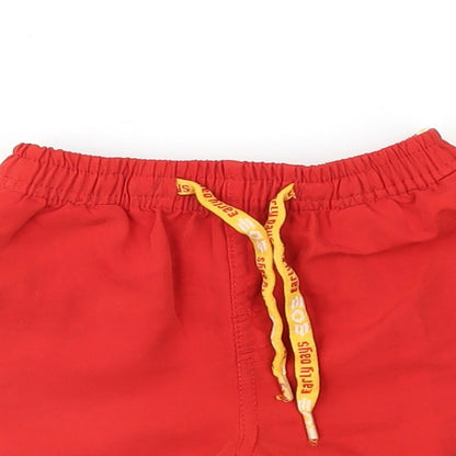 Earlydays Boys Red   Cropped Trousers Size 12-18 Months