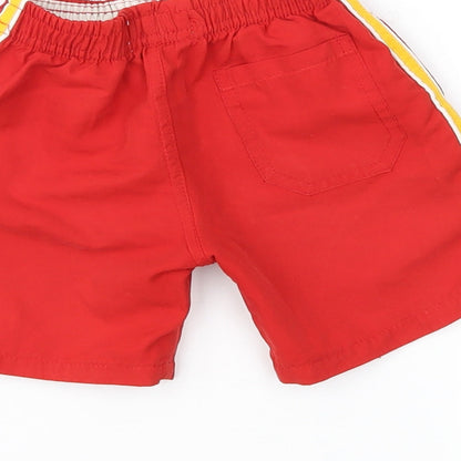 Earlydays Boys Red   Cropped Trousers Size 12-18 Months