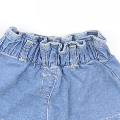 LC Waikiki Girls Blue  Denim Cropped Jeans Size 18-24 Months
