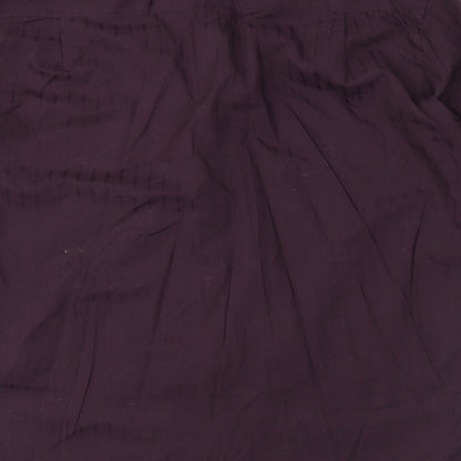 Mens UK Size 15.5 BHS Purple  Button-Up Long Sleeve Casual Shirt