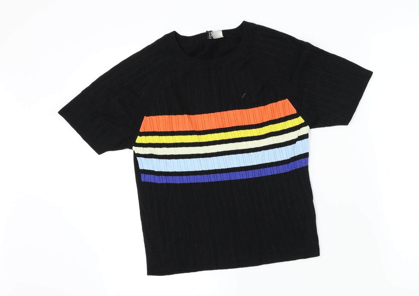 H&M Womens Black   Pullover Jumper Size L