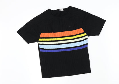 H&M Womens Black   Pullover Jumper Size L