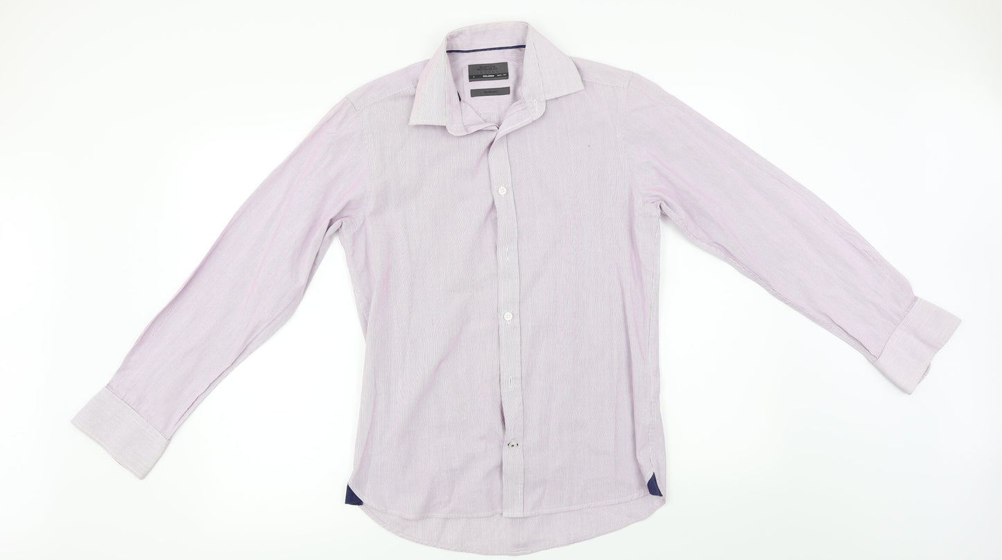 Womens UK Size S Burton Pink Basic Button-Up