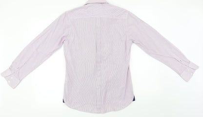 Womens UK Size S Burton Pink Basic Button-Up