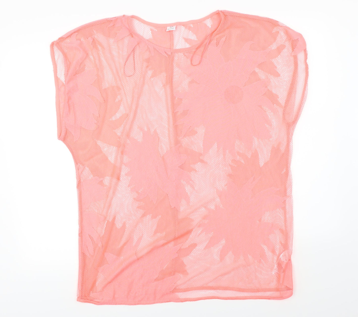 F&F  Womens Pink Floral  Basic Blouse Size S