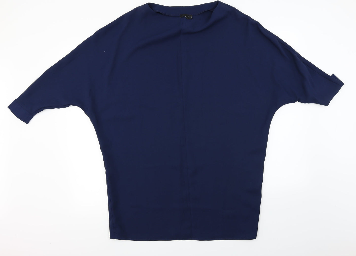 Womens UK Size 4 Preworn Blue Basic Blouse