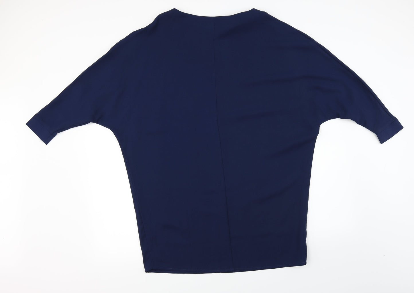 Womens UK Size 4 Preworn Blue Basic Blouse