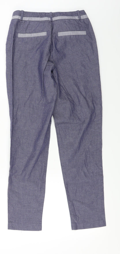 Womens UK Size 6 River Island Regular Fit  Blue Trousers