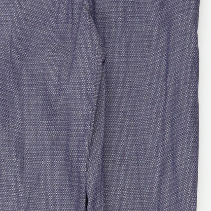 Womens UK Size 6 River Island Regular Fit  Blue Trousers
