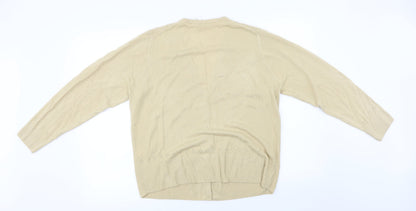 Marks and Spencer Womens Beige   Cardigan Jumper Size 18
