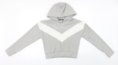 Holyfield  Girls Grey   Pullover Hoodie Size 13-14 Years