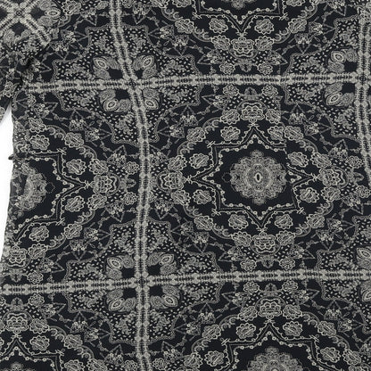 Atmosphere  Womens Black Fair Isle  A-Line  Size 10