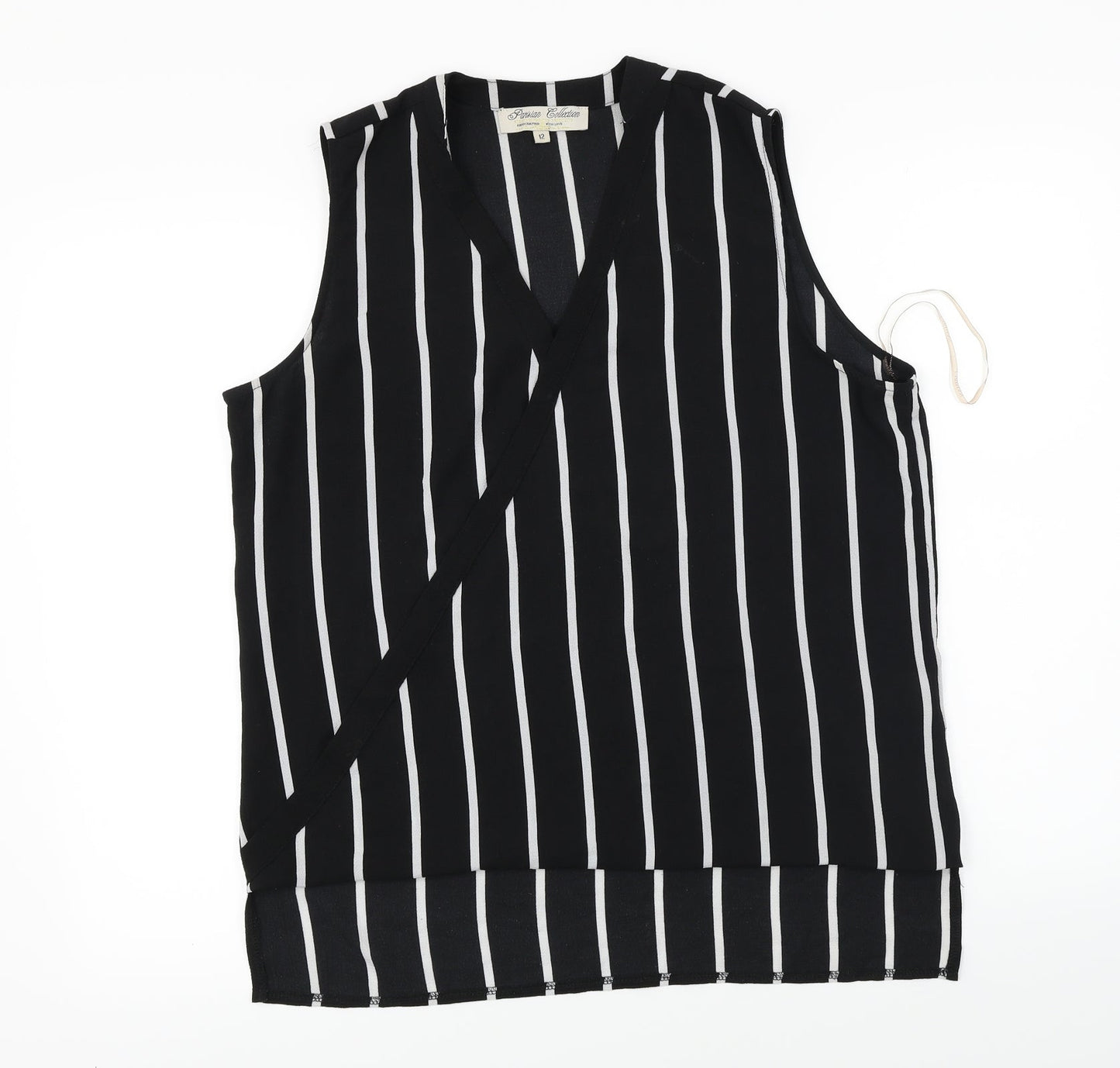 Parisian Collection  Womens Black   Basic Blouse Size 12