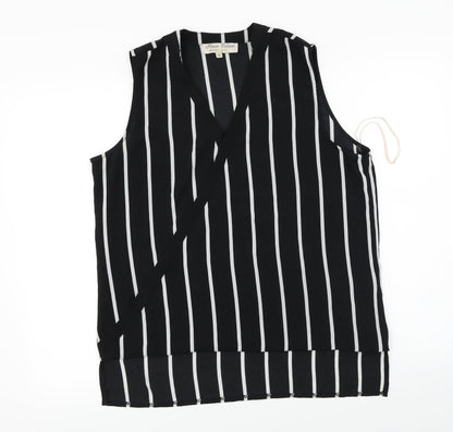 Parisian Collection  Womens Black   Basic Blouse Size 12