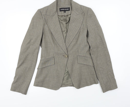 Womens UK Size 8 Warehouse Beige Jacket