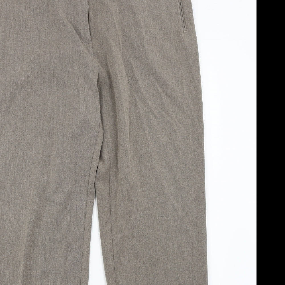 Womens UK Size 16 Marks and Spencer Regular Fit  Beige Trousers