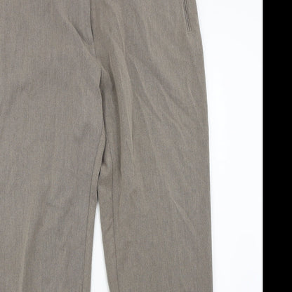 Womens UK Size 16 Marks and Spencer Regular Fit  Beige Trousers