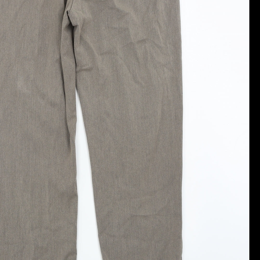 Womens UK Size 16 Marks and Spencer Regular Fit  Beige Trousers