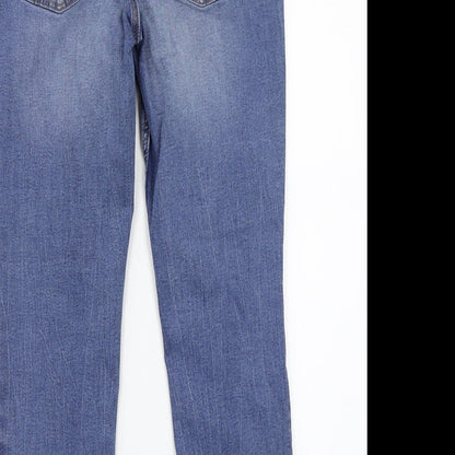 ORSAY Womens Blue   Cropped Jeans Size 40 L24 in