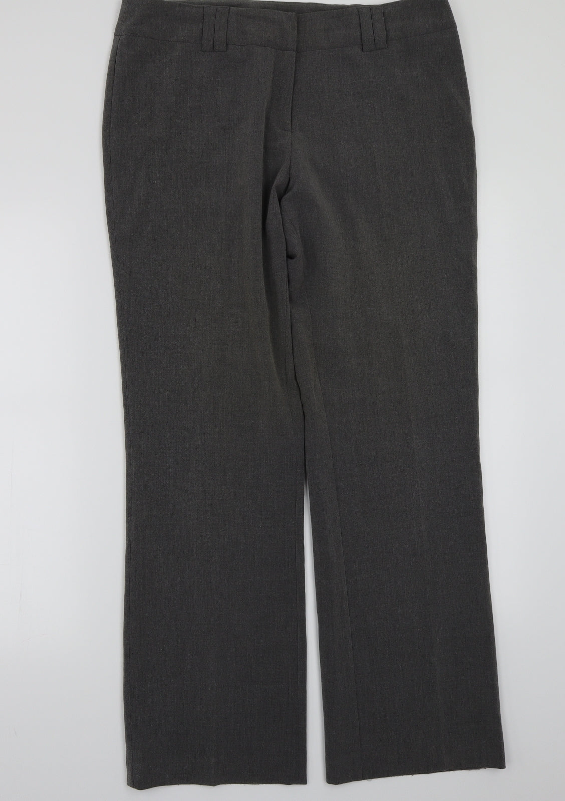 Fred & Flo Womens Grey   Trousers  Size 14 L29 in