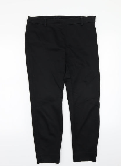 Womens UK Size 10 H&M Regular Fit  Black Trousers
