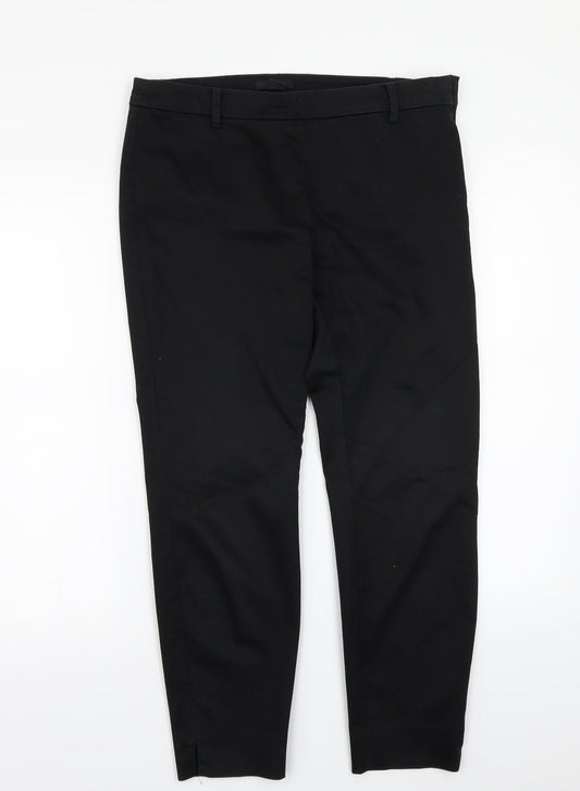Womens UK Size 10 H&M Regular Fit  Black Trousers