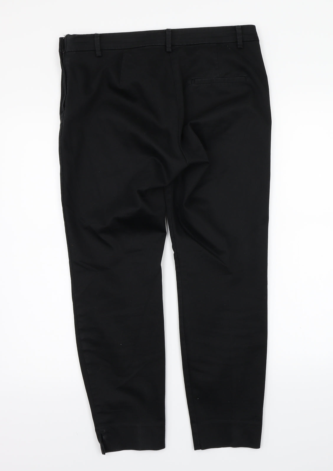 Womens UK Size 10 H&M Regular Fit  Black Trousers