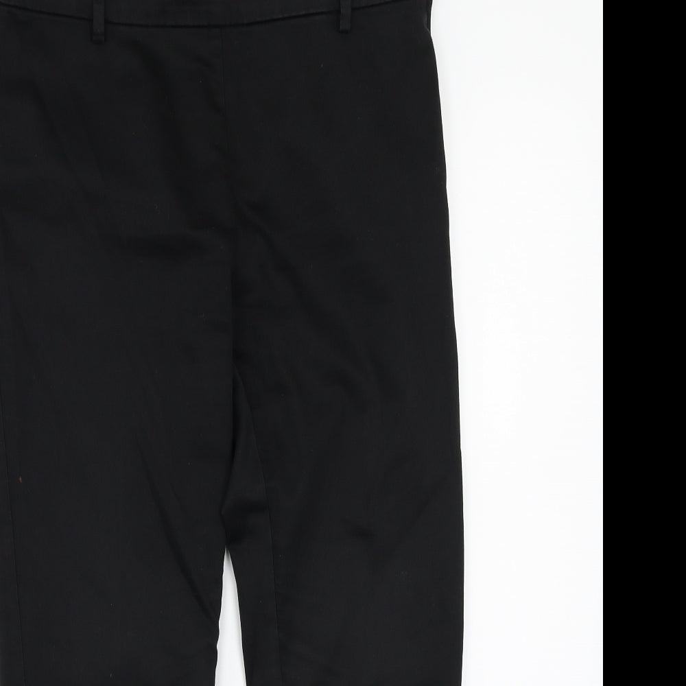 Womens UK Size 10 H&M Regular Fit  Black Trousers