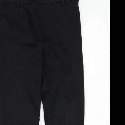 Womens UK Size 10 H&M Regular Fit  Black Trousers